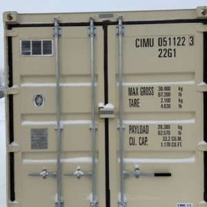 Entrepôt 8' x 20' (conteneur #Z10-20)