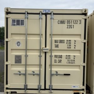 Entrepôt 8' x 20' (conteneur #Z10-20)