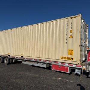 #3 Conteneur 40 pieds HC (9'6'' haut) tunnel (porte à chaque extrémité)